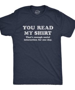 Crazy Dog Men's T-Shirts, Funny Sarcastic Humor Adult Joke Graphic Tees for Guys